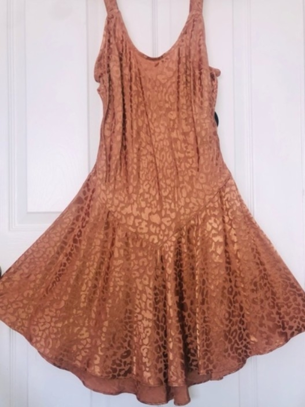 NWT Amuse Society Anissa Woven Mini Dress - Rum Color - See Pics - Picture 4 of 7
